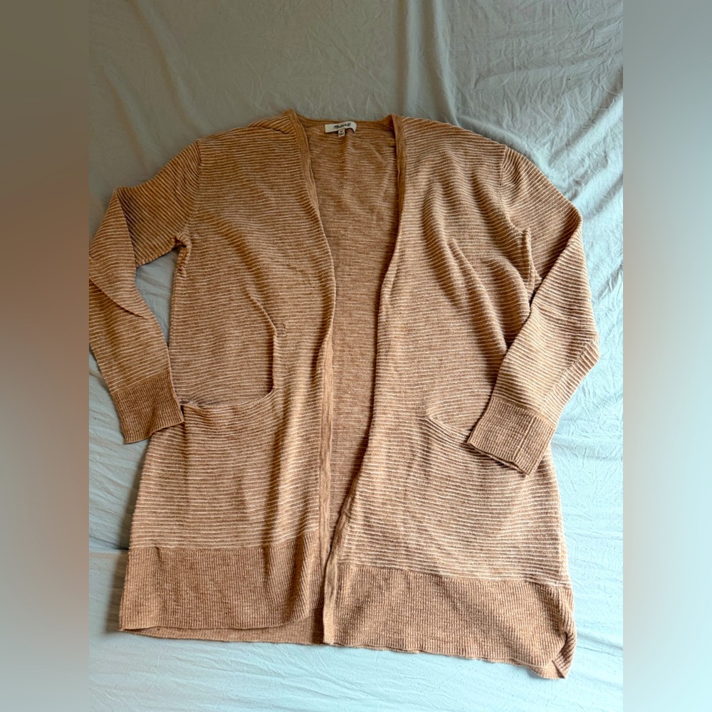 Madewell Rib Knit Sweater Cardigan